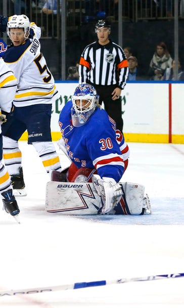 Lundqvist, Vesey lead Rangers to 3-1 win over Sabres